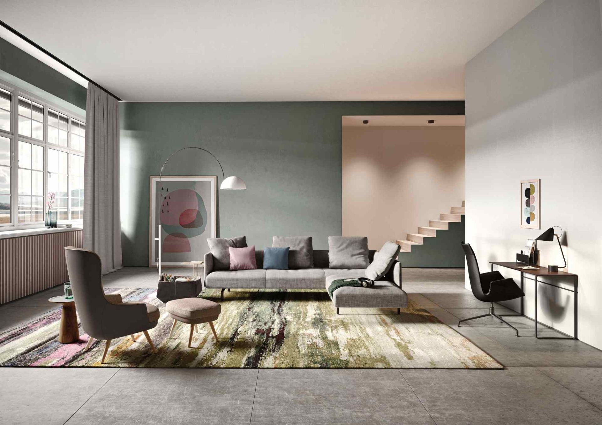 Muud freistehendes Sofa Walter Knoll