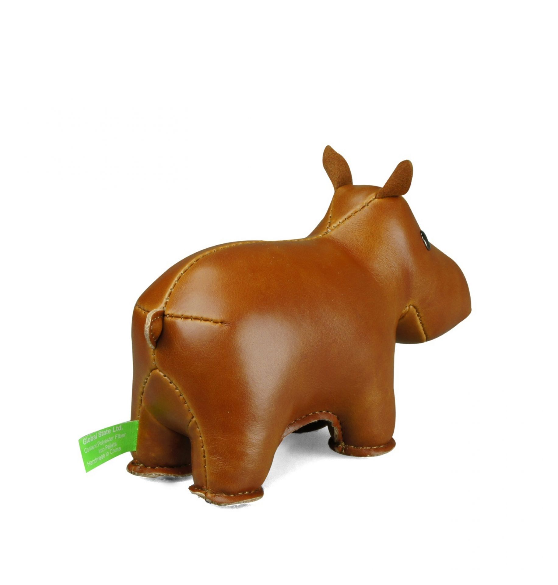 Briefbeschwerer Classic Hippo Tan/Weiß Züny