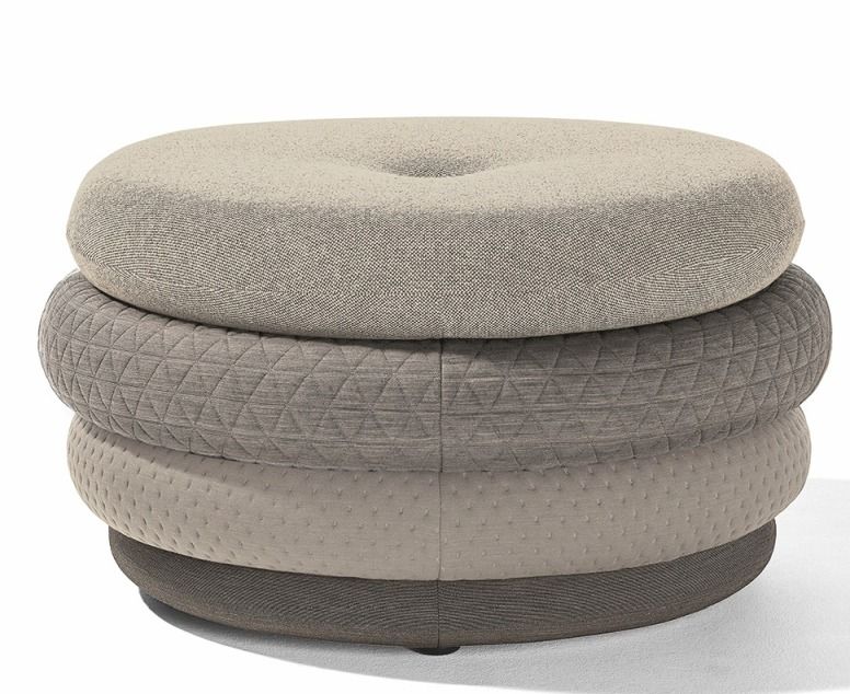 Fat Tom Pouf Lounge - Hocker ohne Beine Richard Lampert Beige