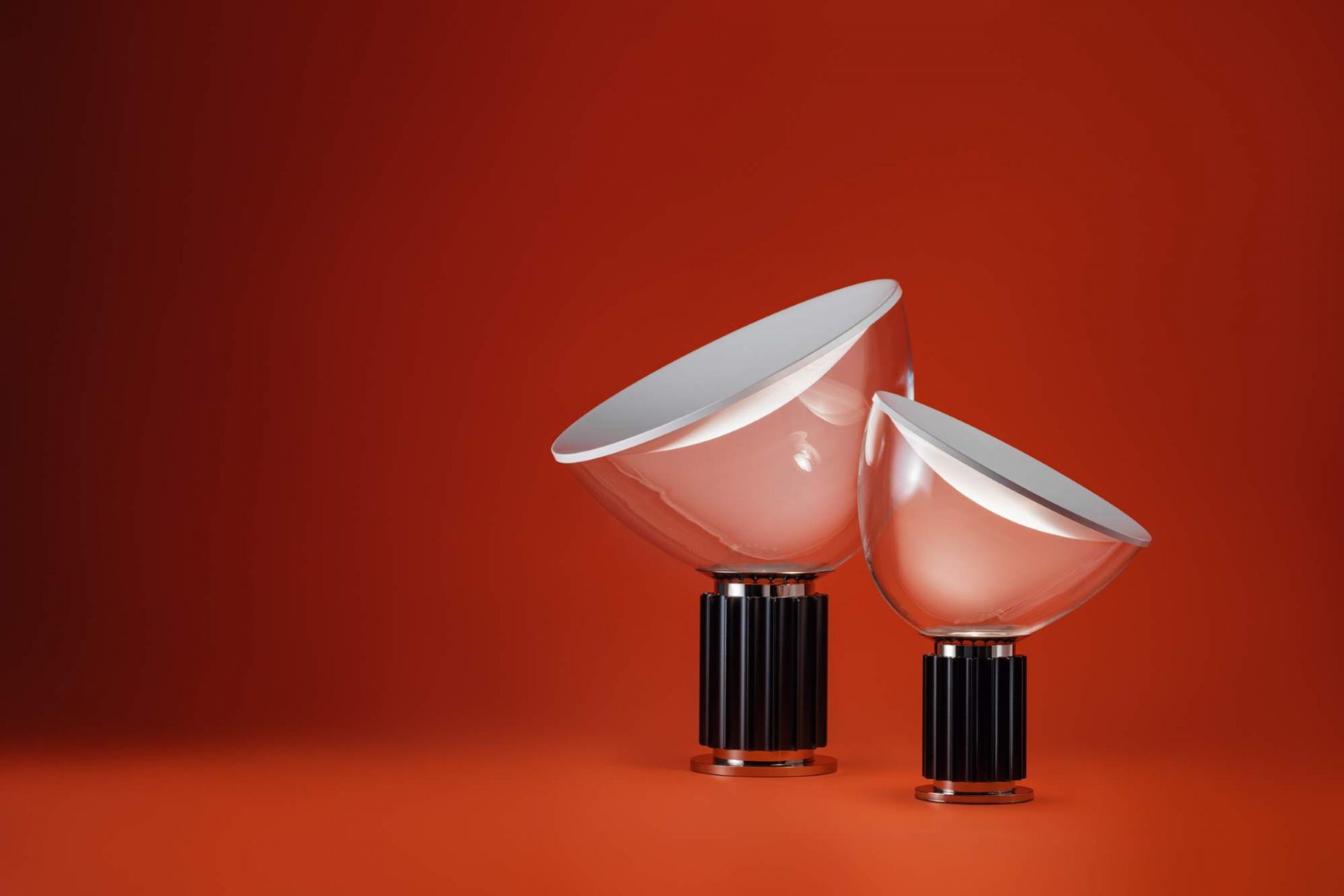 Taccia Small LED Tischleuchte Schwarz Flos EINZELSTÜCK