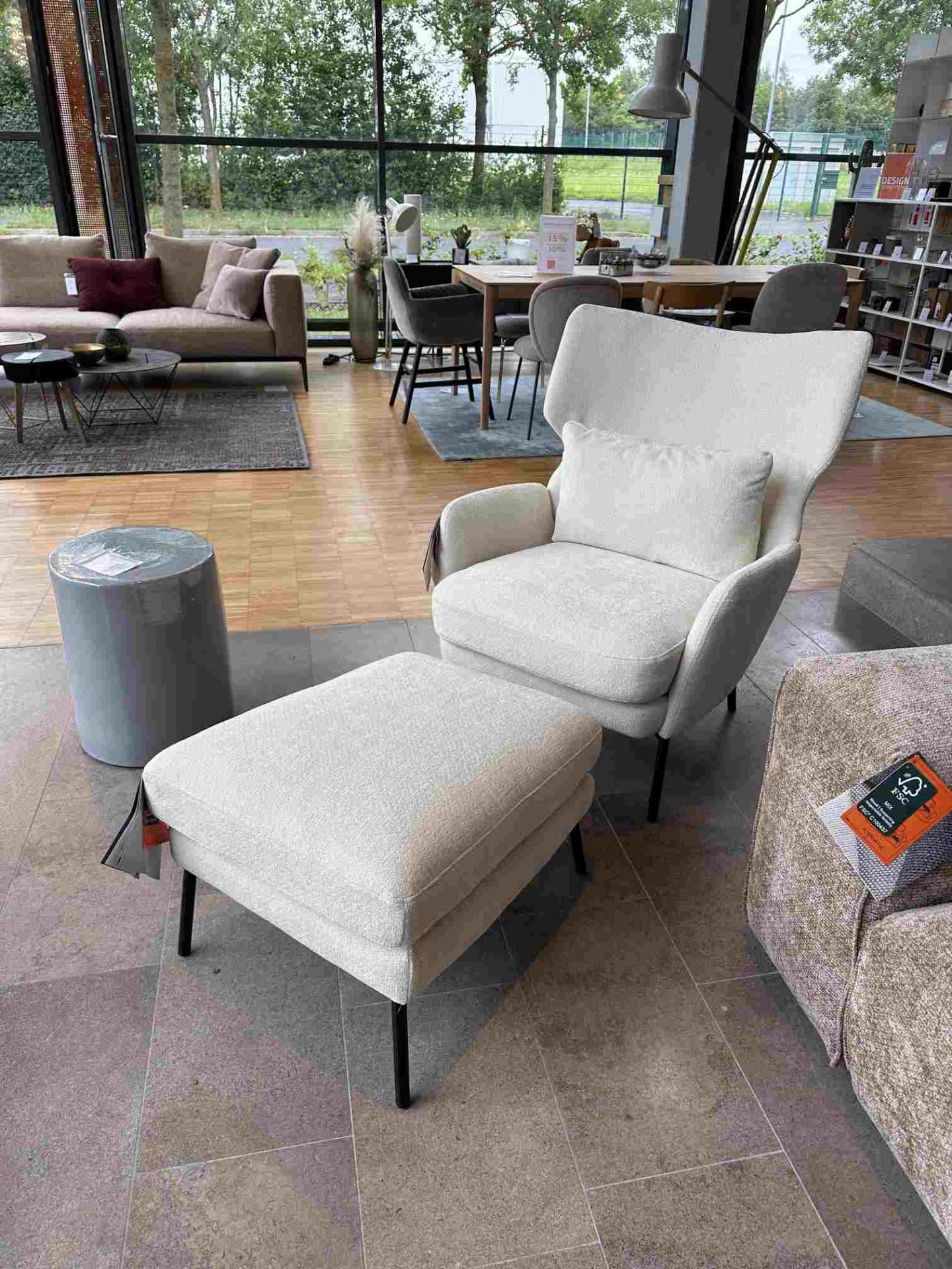 Seatrelax Sessel & Ottoman Hausmodell ed design