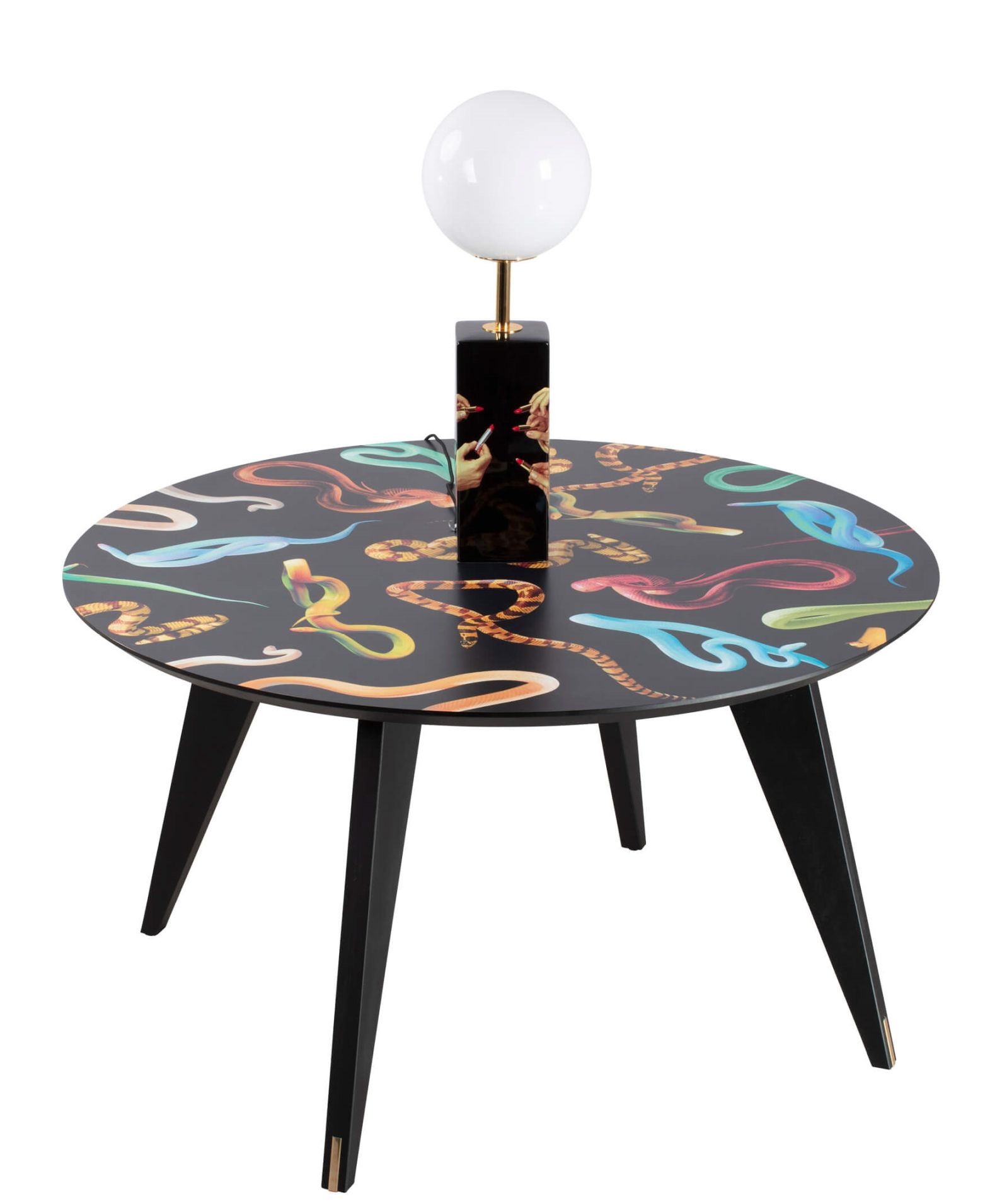 Toiletpaper Round Table Snakes Esstisch Seletti