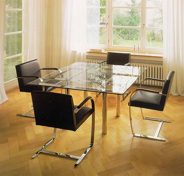 Brno Tubular Stuhl Flachstahl Knoll International