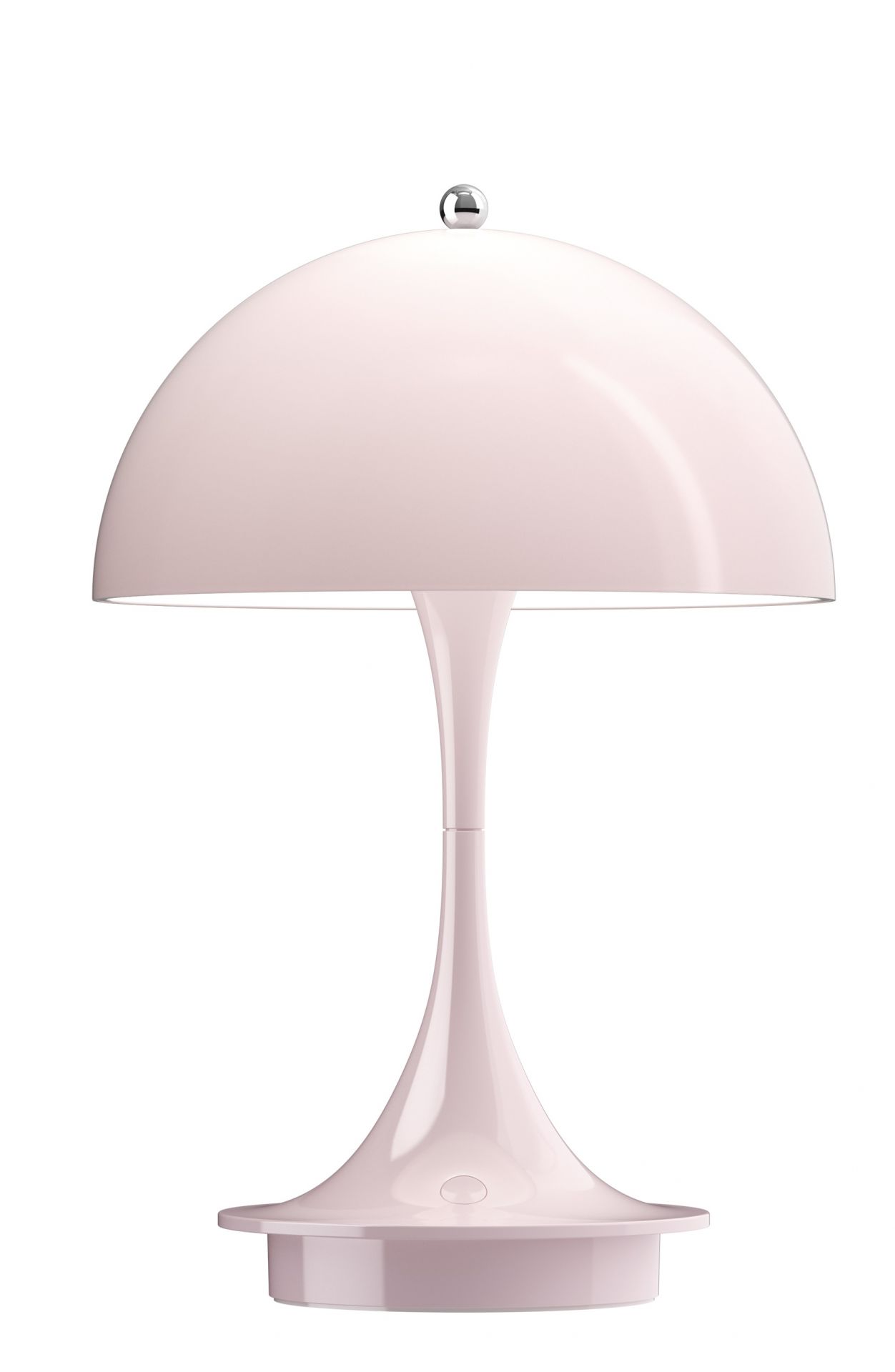 Panthella 160 Portable Akku LED-Tischleuchte Indoor/Outdoor Louis Poulsen Opal Pale rosa EINZELSTÜCK