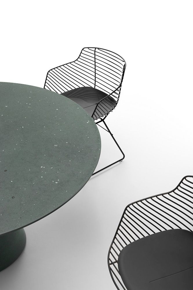 Flow Filo SLIM Indoor/Outdoor Chair Stuhl Kufengestell MDF Italia