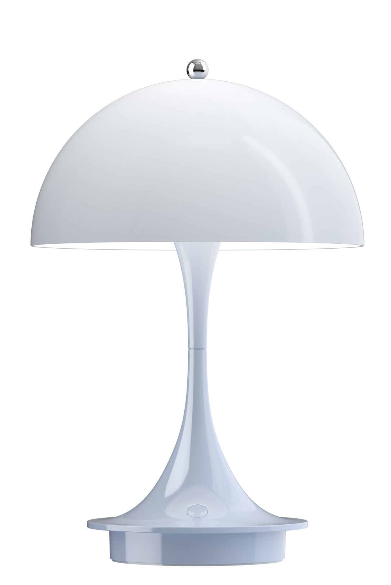 Panthella 160 Portable Akku LED-Tischleuchte Indoor/Outdoor Louis Poulsen Opal Pale blau EINZELSTÜCK