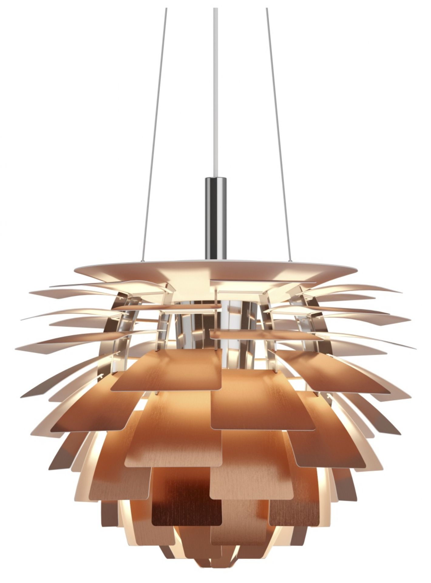 PH Artichoke Pendelleuchte Messing oder Kupfer Louis Poulsen