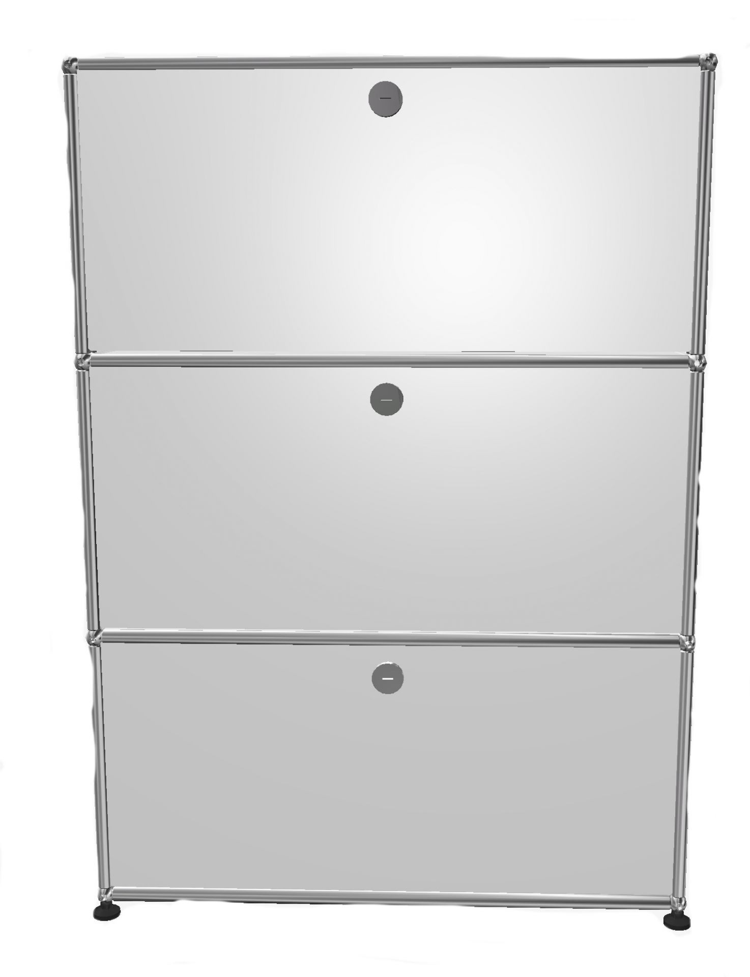 USM Haller Highboard 3 Schubladen Reinweiß - FAST DELIVERY