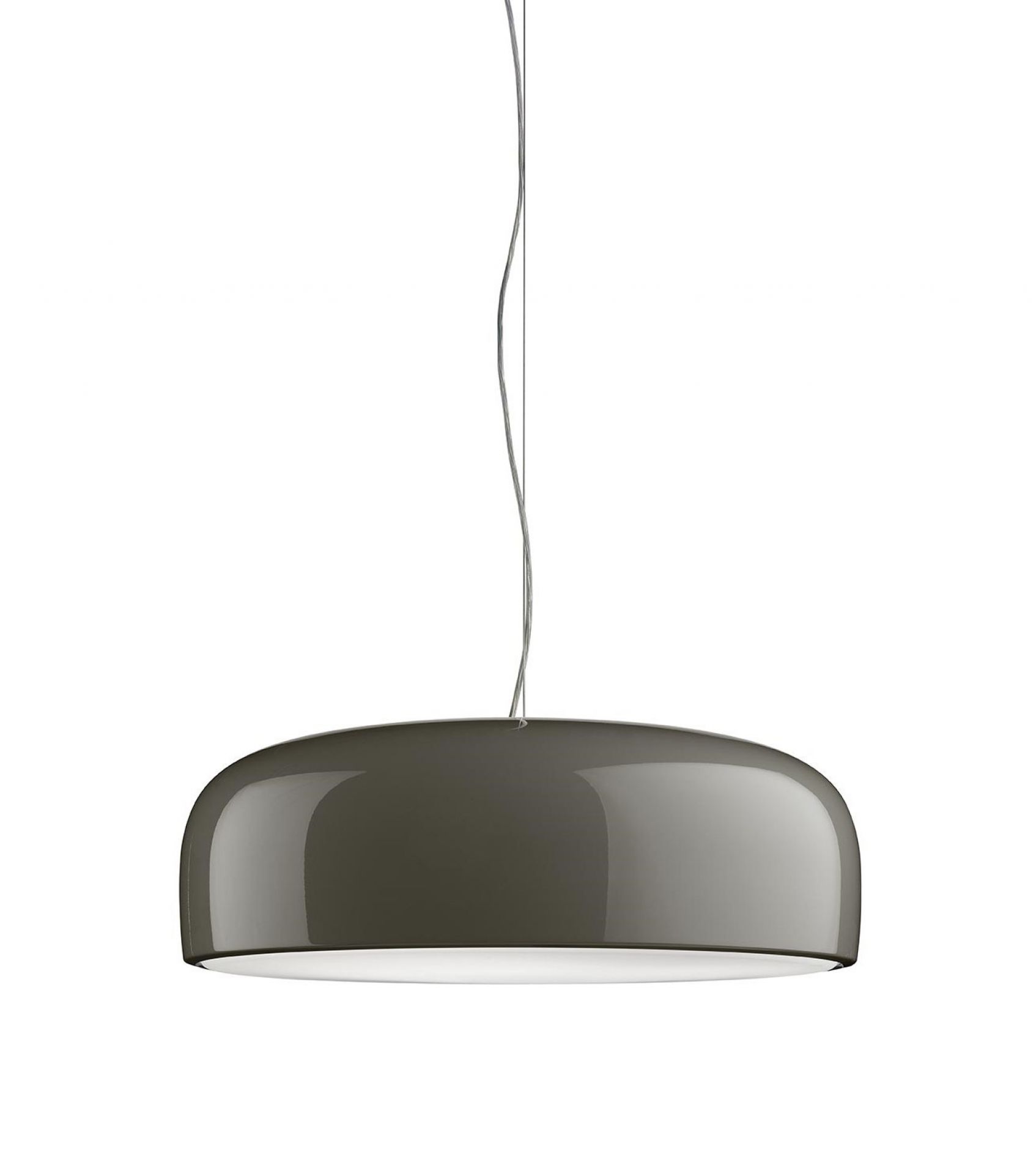 Smithfield Pendelleuchte in Schlamm: Moderne Hängelampe für Wohnzimmer und Esszimmer. Designleuchte von Flos.