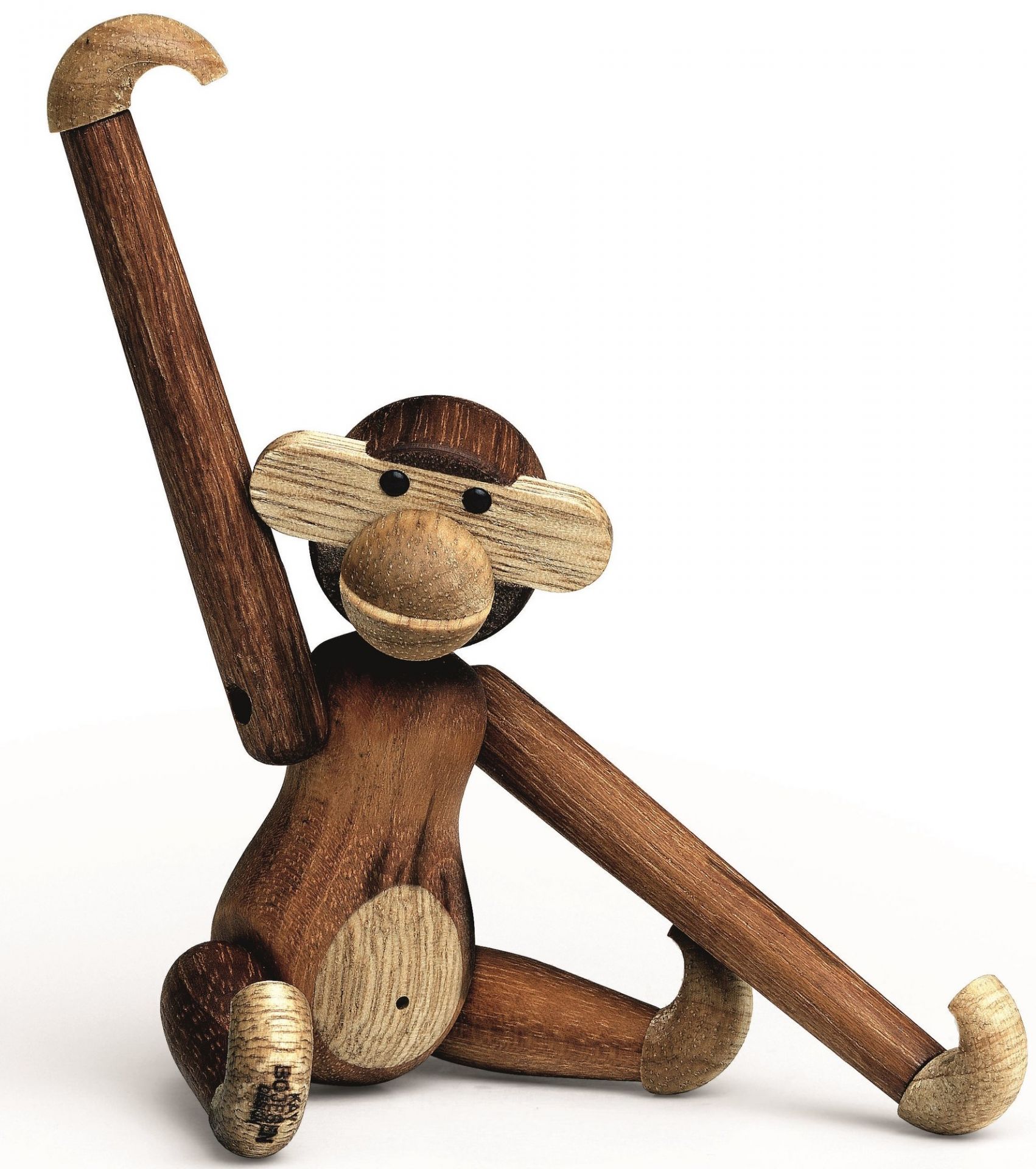 Affe mini Holzfigur Teak Kay Bojesen
