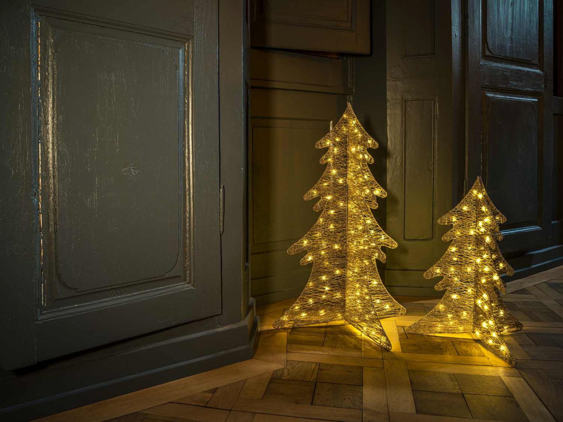 Glitter Tree M LED Glitzer Weihnachtsbaum H76 cm STT AG  