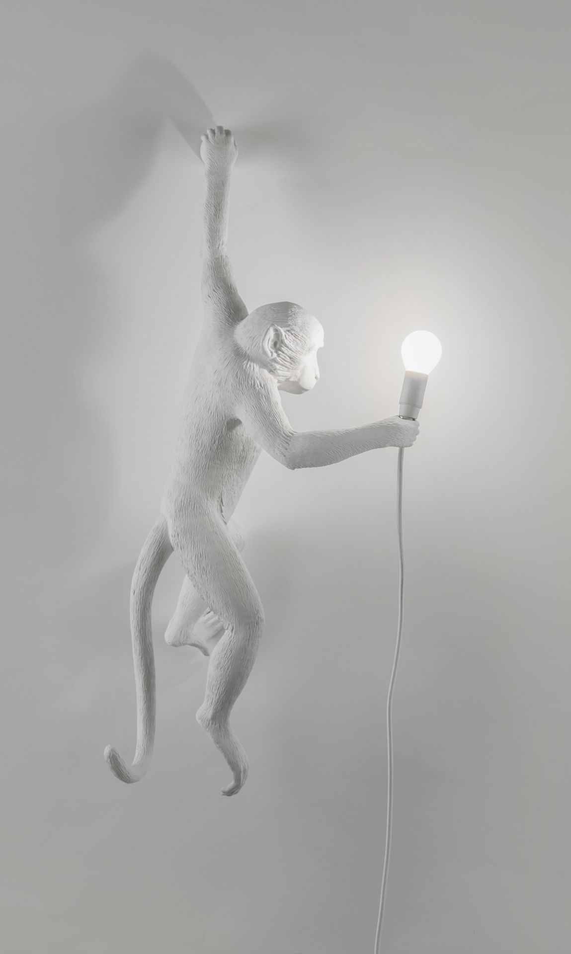 Monkey Lamp Wandleuchte links Seletti EINZELSTÜCK