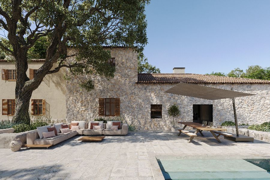 Panigiri Picnic Tisch-und Bank Kombi Outdoor Extremis