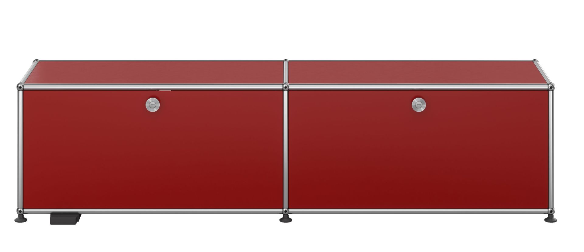 USM Haller TV-/Hi-Fi Lowboard M61 auf Rollen mit 2 Klapptüren QUICK SHIP