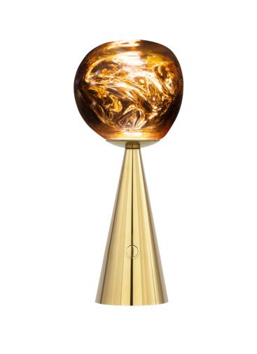 Melt Portable LED Tischleuchte Gold Tom Dixon