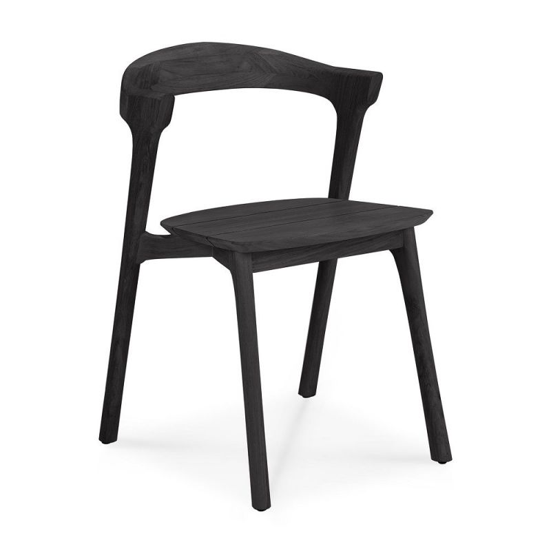Bok Outdoor Stuhl Teak Schwarz lackiert Ethnicraft