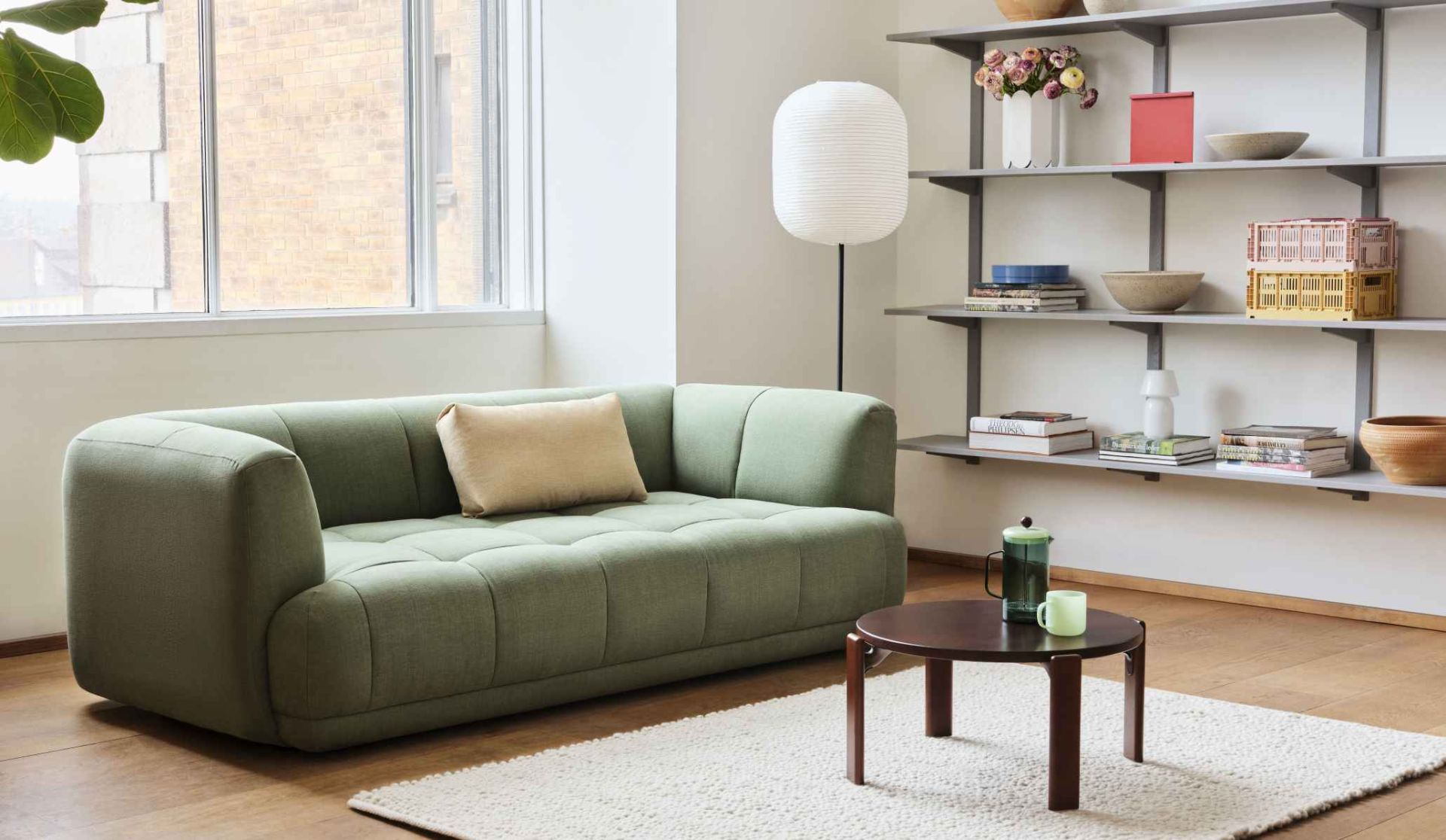 Quilton 2 Seater Sofa 2-Sitzer Hay