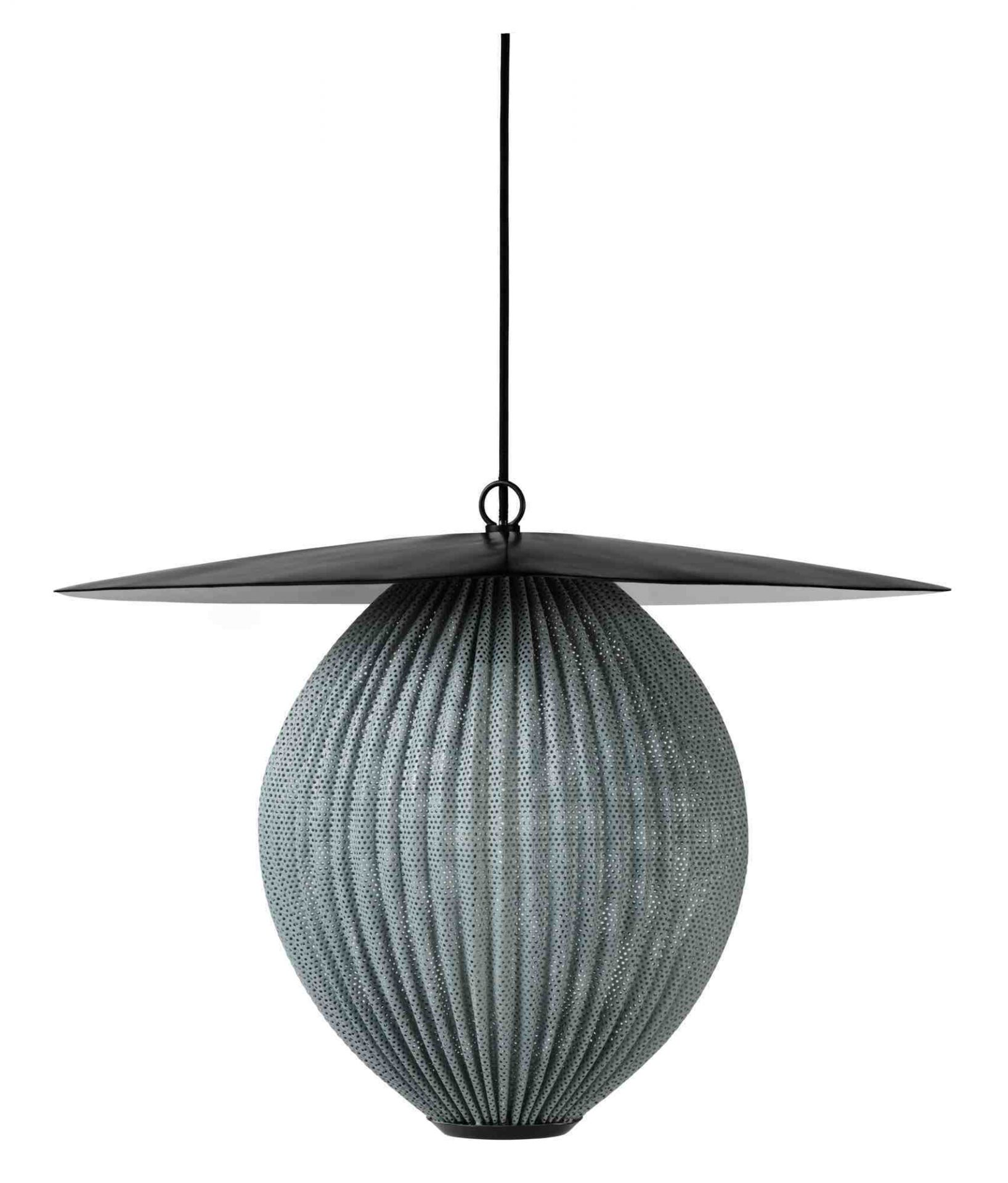 Satellite Pendant Lamp L Pendelleuchte Steingrau Gubi