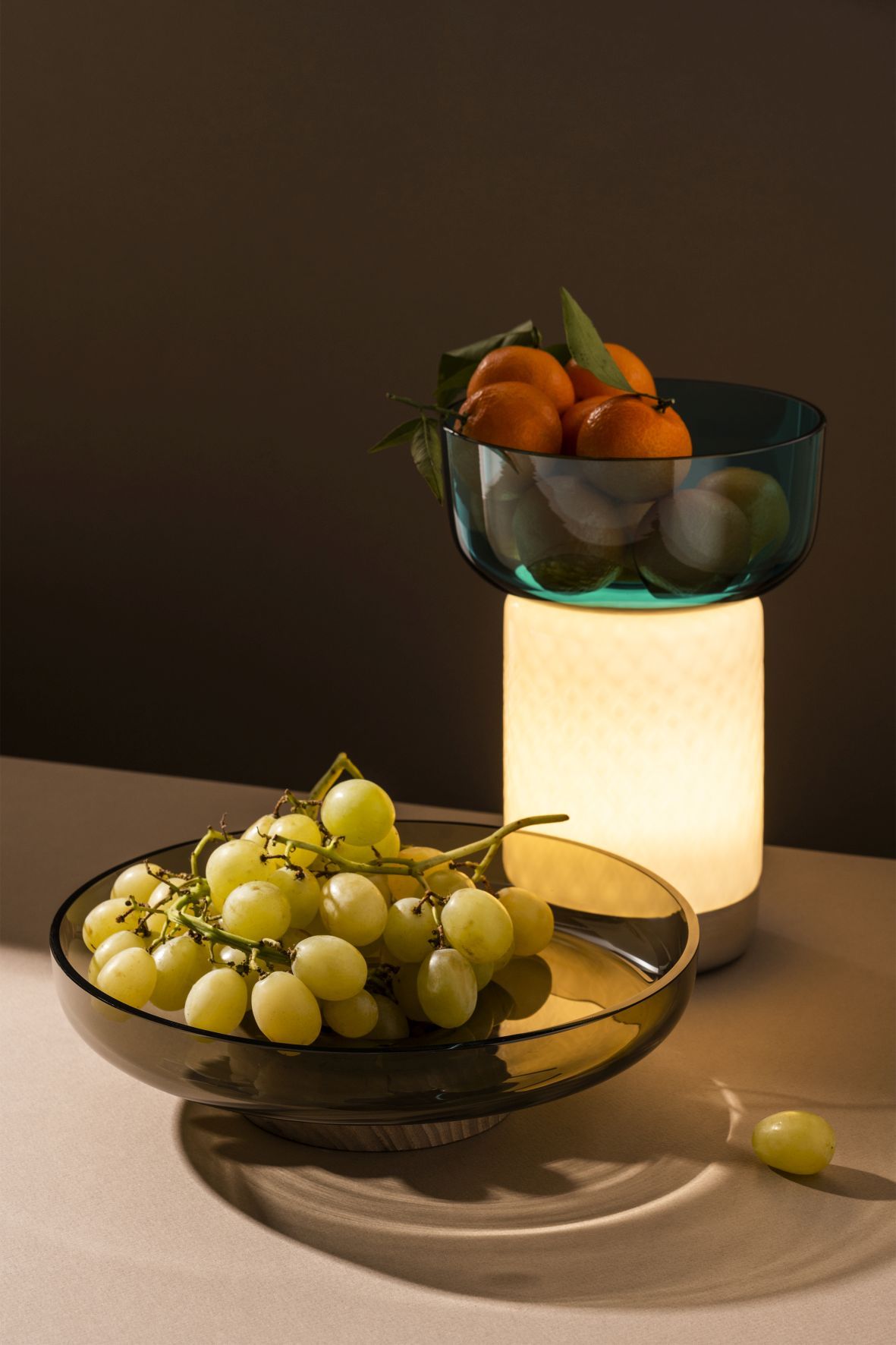Bontà Akkuleuchte Körper mit Schale Artemide