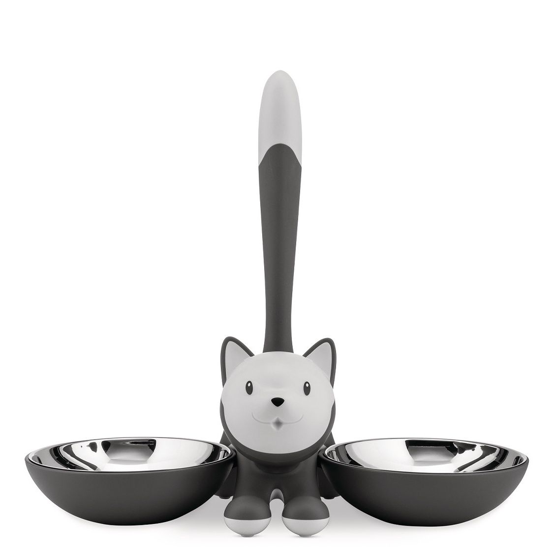 AMMI09 G Tigrito Katzennapf grau Alessi