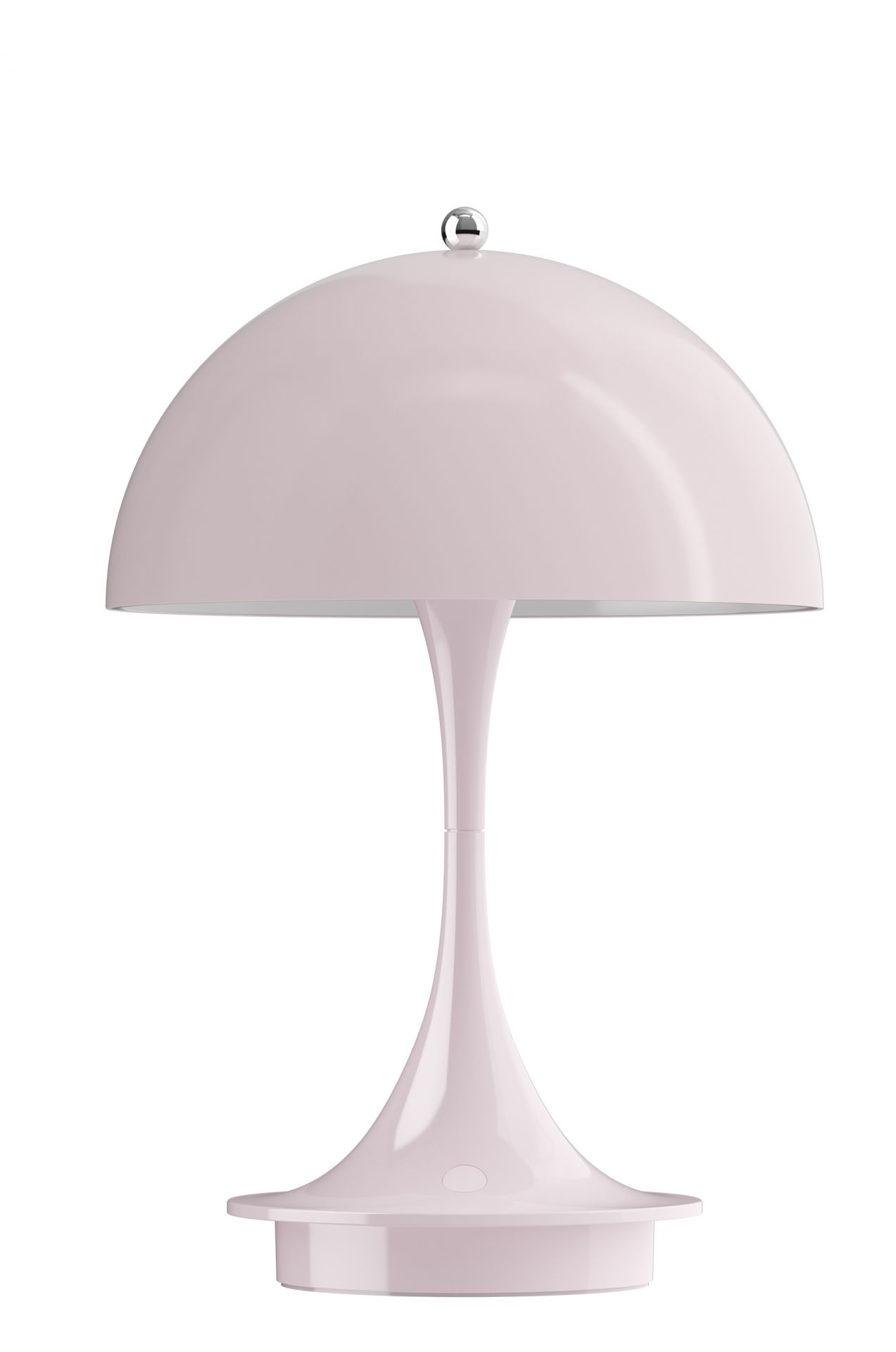 Panthella 160 Portable Akku LED-Tischleuchte Indoor/Outdoor Louis Poulsen Opal Pale rosa EINZELSTÜCK