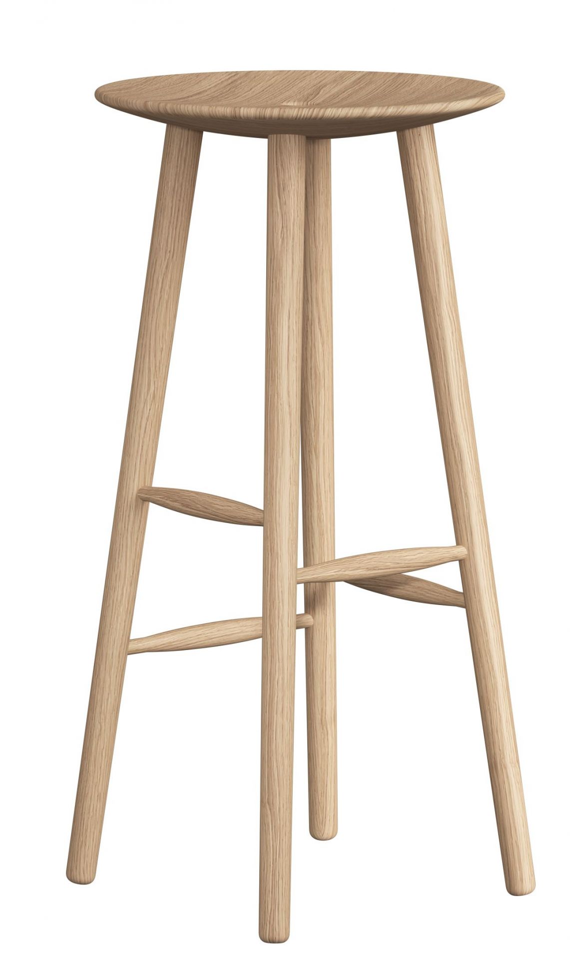 DI Volo / DIVOLO Barstool Barhocker EIHCE NATUR H 75 cm novoform EINZELSTÜCK