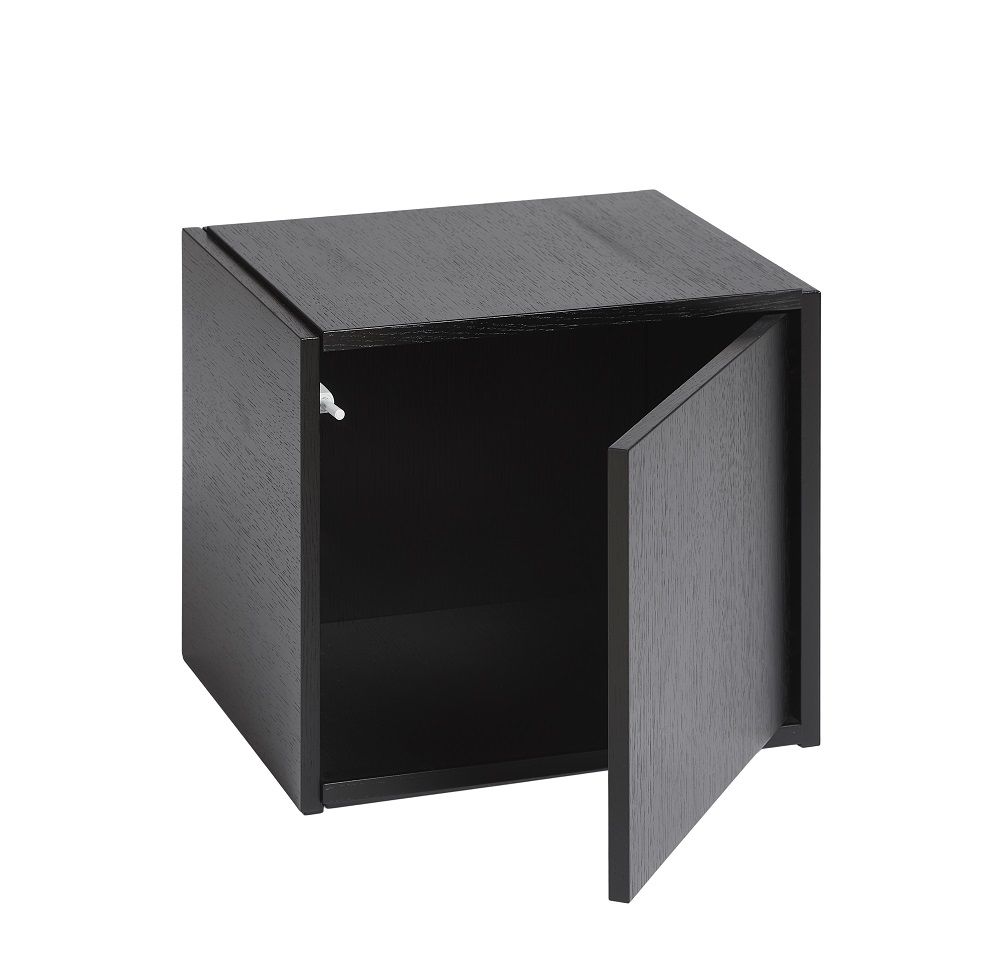 Bricks Cube Door Right Regal Tür rechts Woud Eiche schwarz