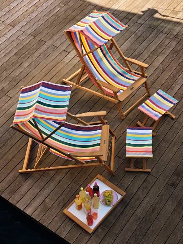 Cabin Outdoor Liegestuhl Deluxe Grau Weishäupl