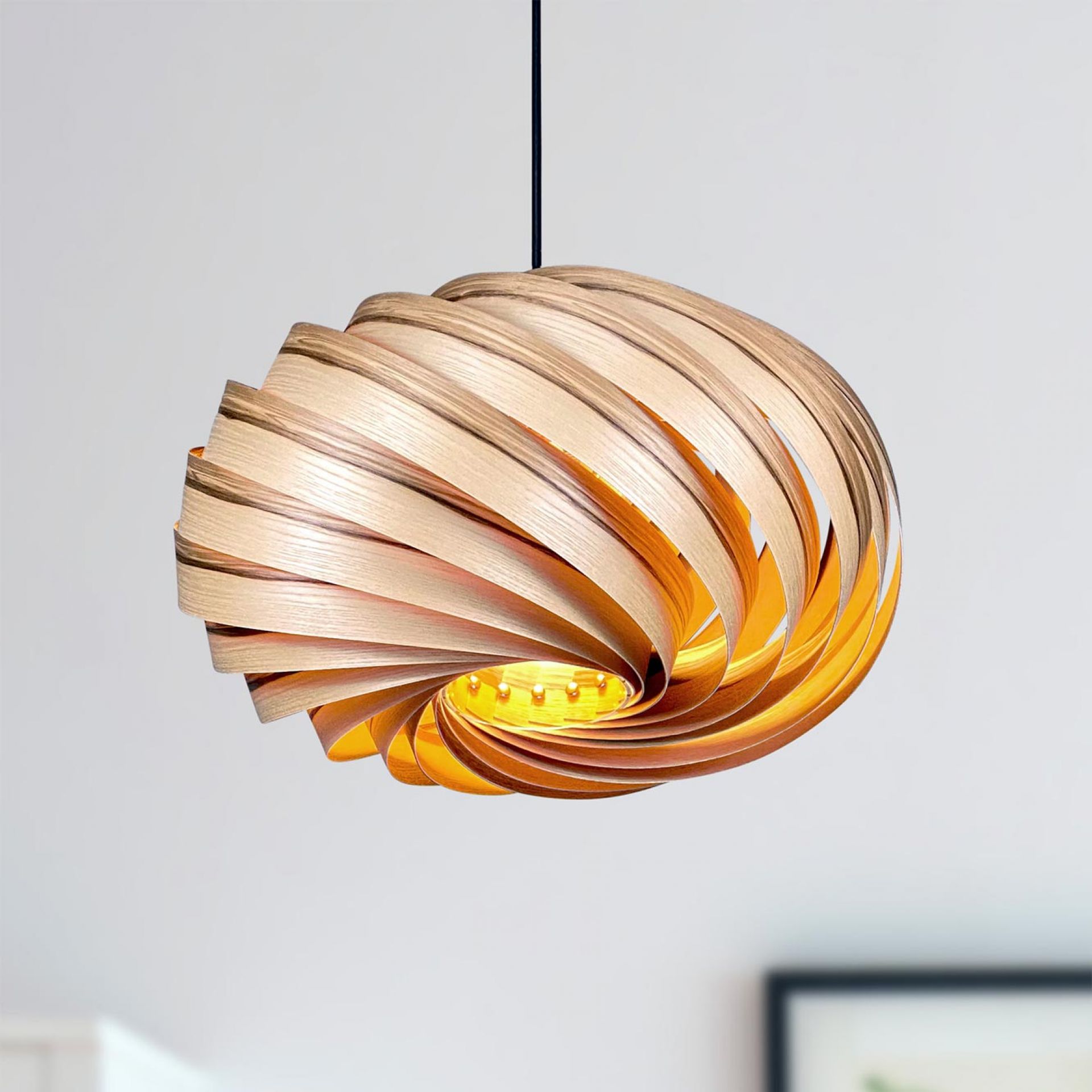 Quiescenta Hängeleuchte Ø45 cm Olivesche Gofurnit