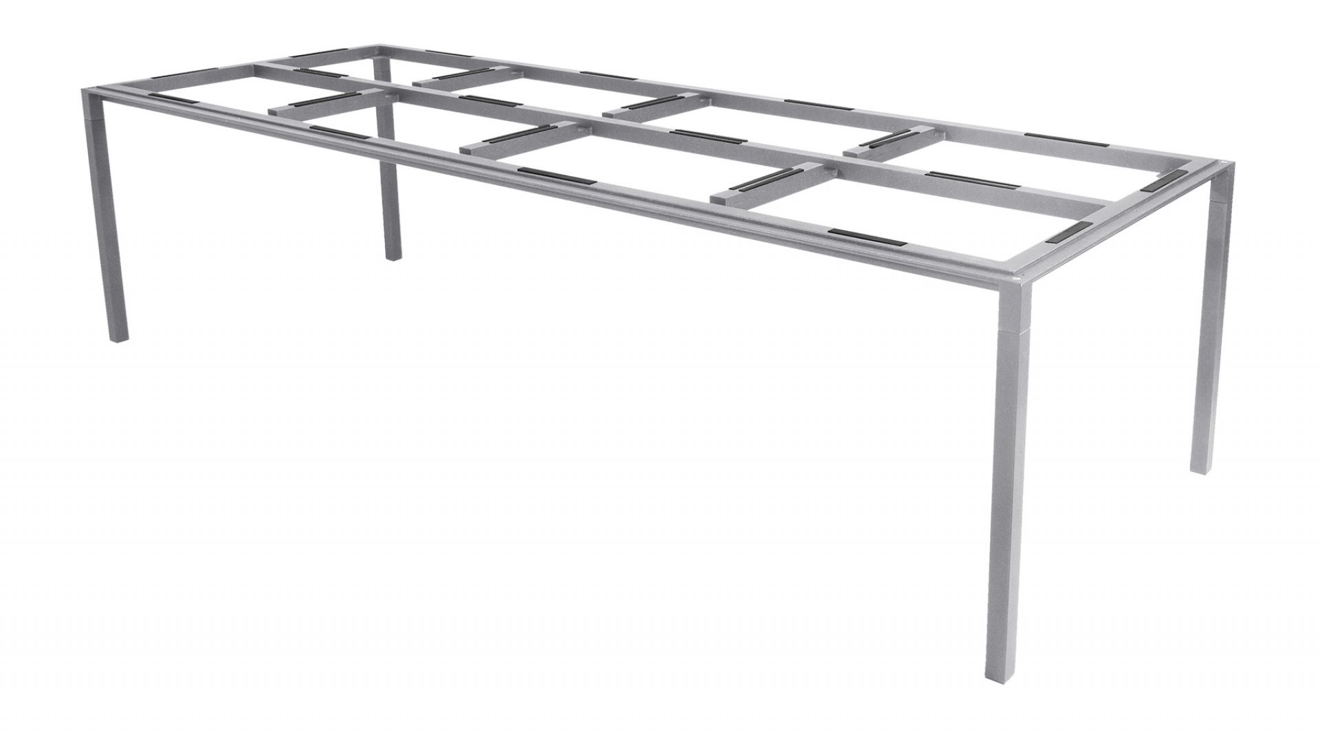 Pure Outdoor Esstisch groß B 280 x T 100 x H 73 cm Gestell Hellgrau Platte betongrau Cane-Line 