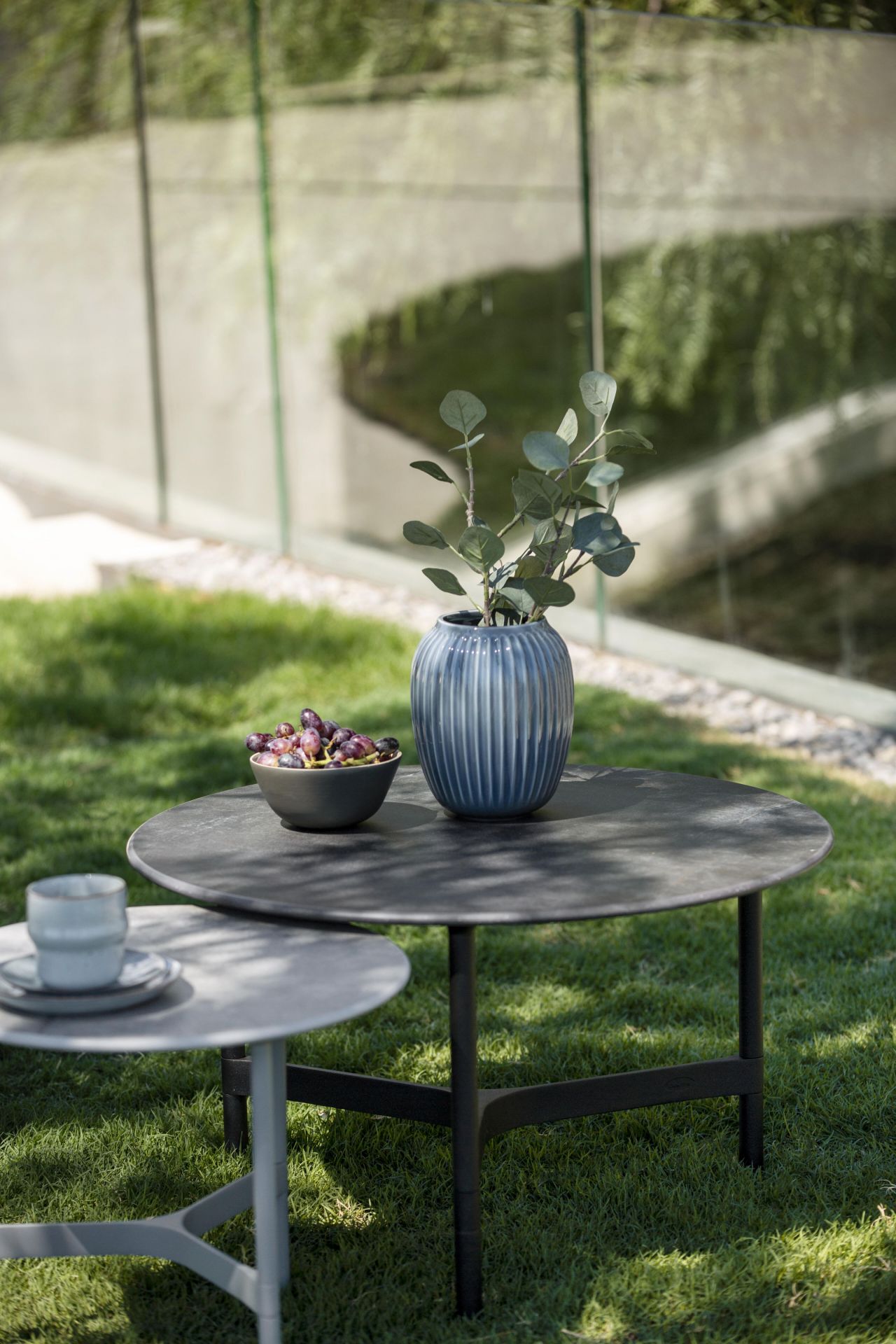 Twist Beistelltisch Aluminium Medium Cane-Line