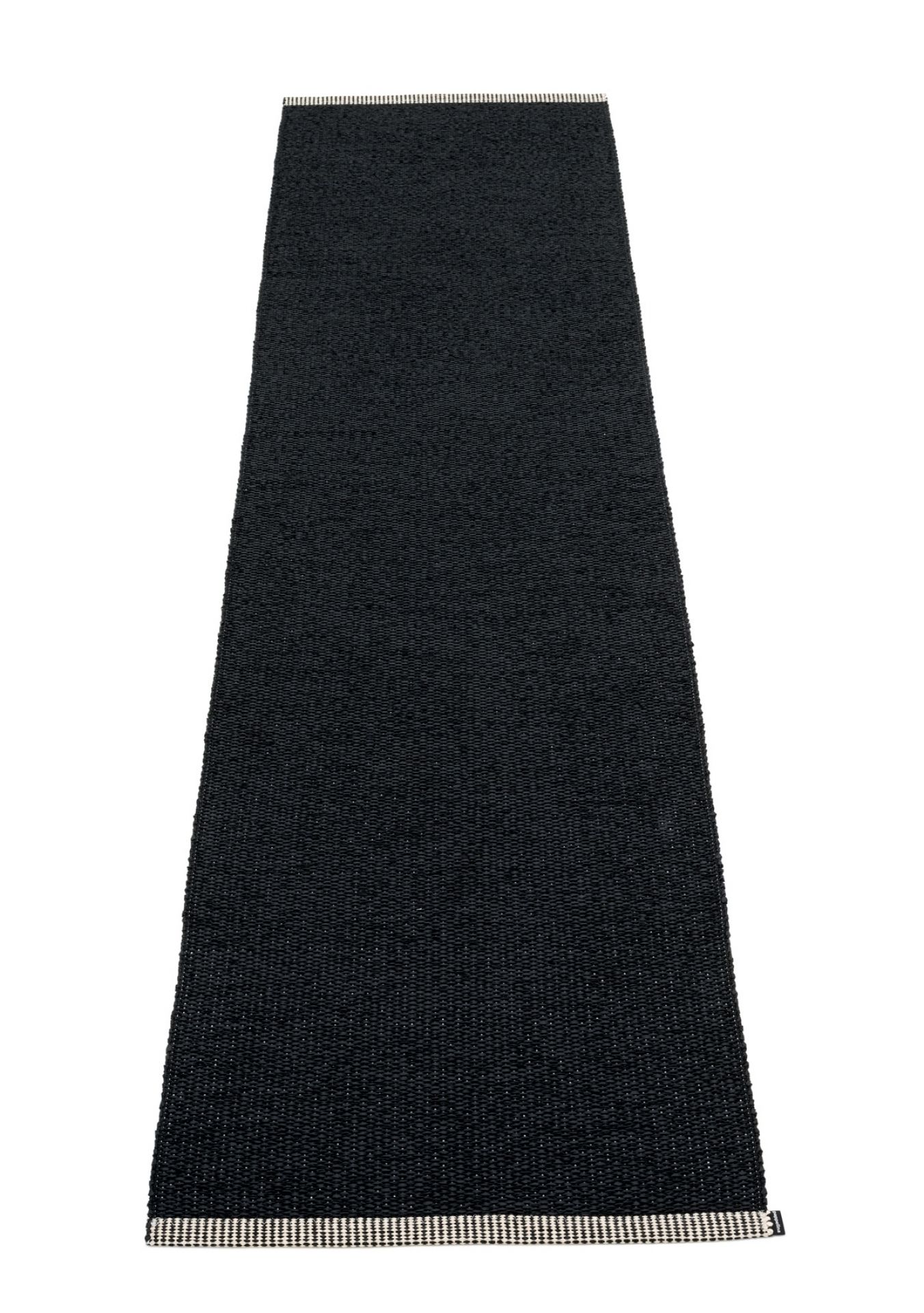 Mono Kunststoffteppich 60x250 Pappelina Schwarz