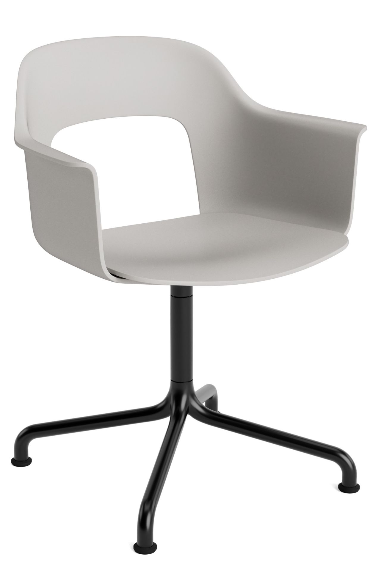 Layout Armchair 251 Armlehnstuhl 4-Sternfuß Drehfuß mit gebogenem Fußkreuz Hay