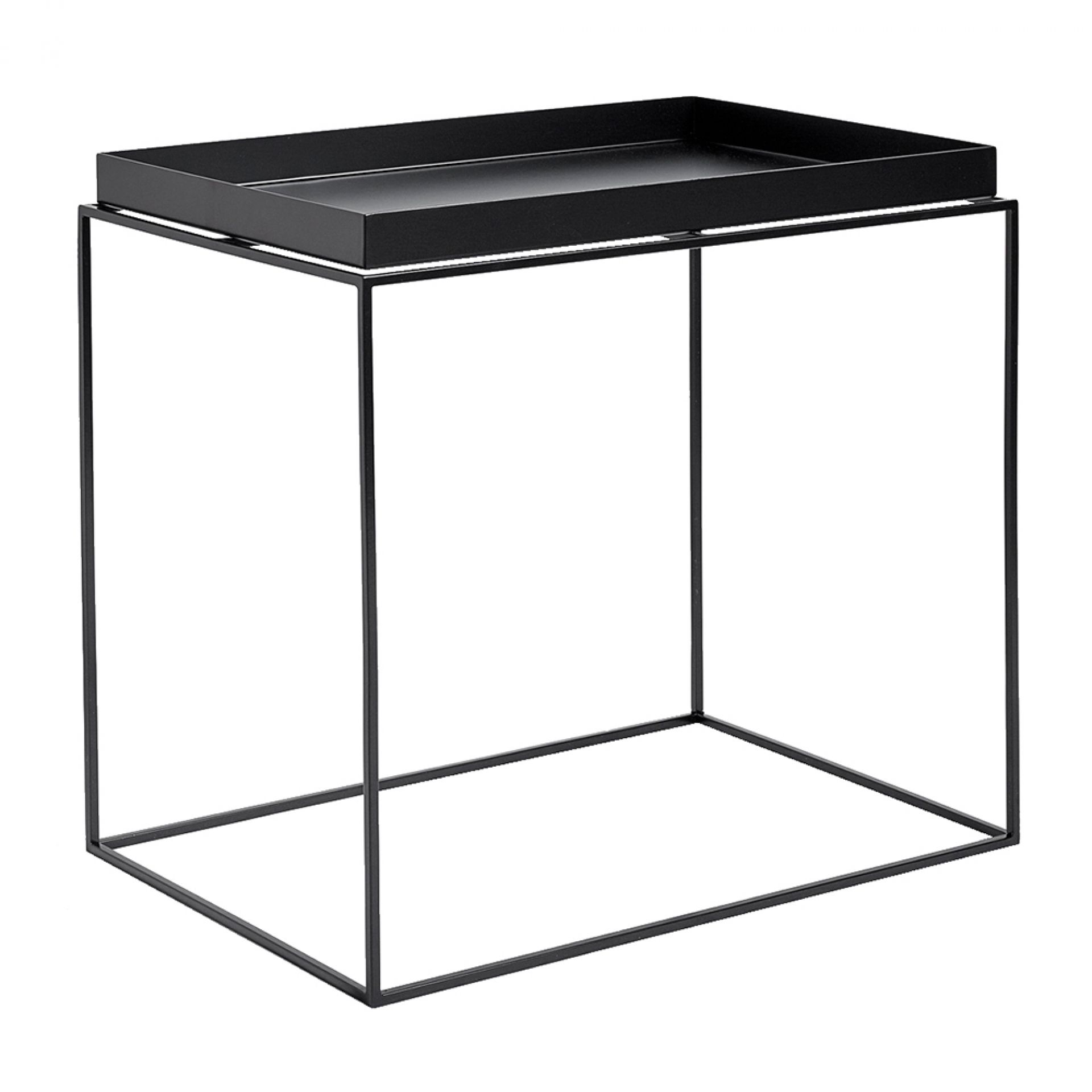 Tray Table L Tisch Schwarz Hay