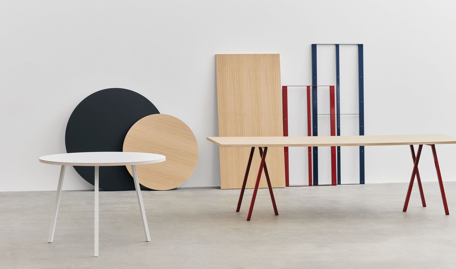 Loop Stand Table Round Tisch / Esstisch Ø120 Hay