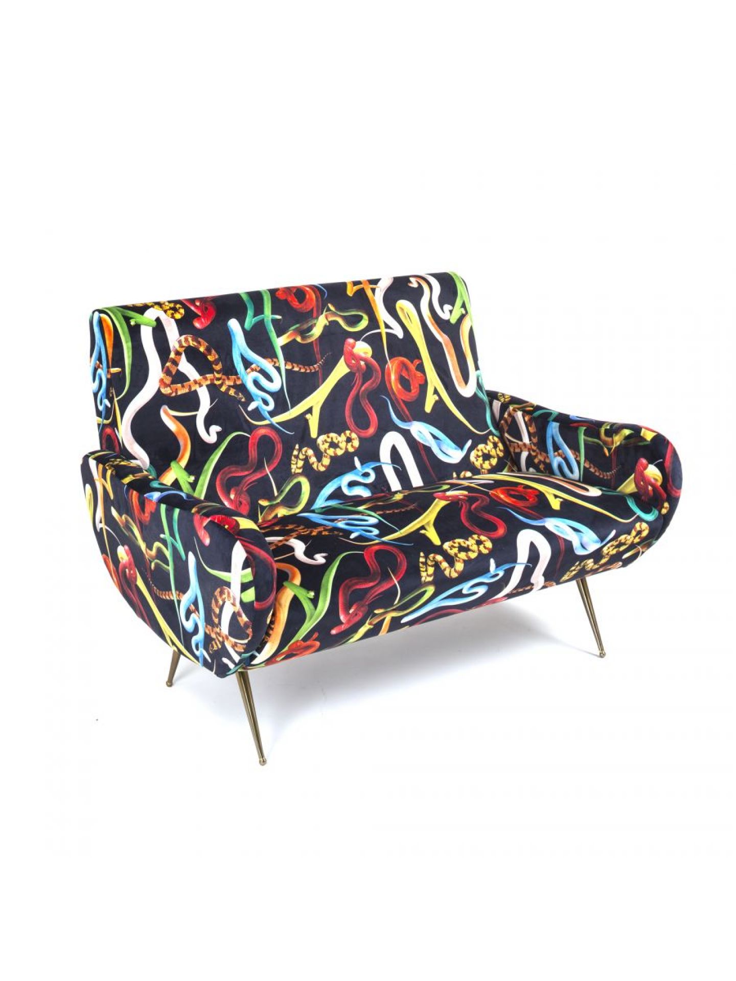 Toiletpaper 2-Sitzer-Sofa Snakes Seletti