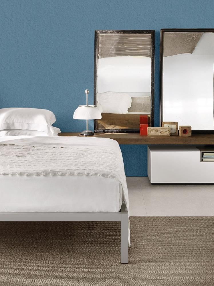 Aluminium Bed Bett lackiert MDF Italia
