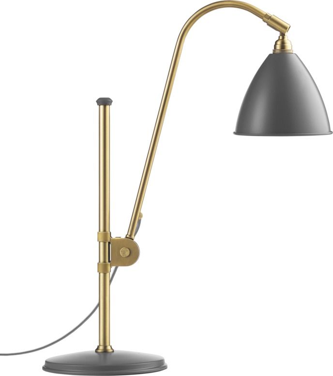 Bestlite BL 1 Tischleuchte Grau / Messing Gubi Bestlite BL 1 Tischleuchte Grau / Messing Gubi