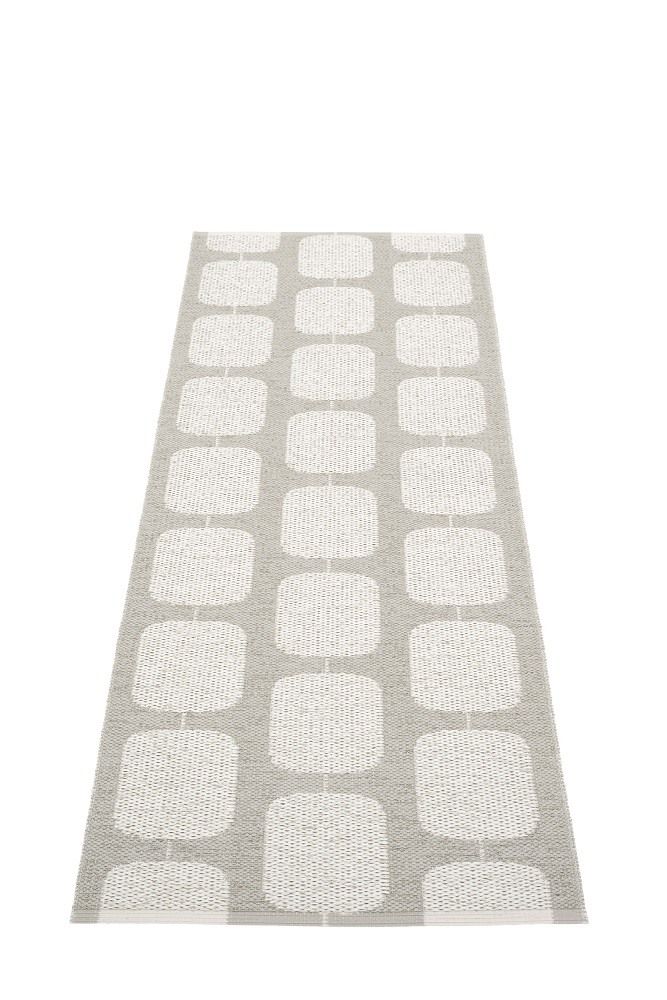 Sten Kunststoffteppich 70x200 cm Pappelina Warm grau