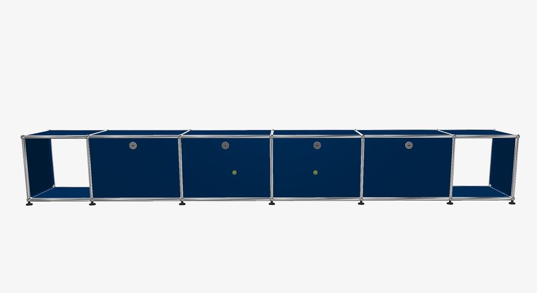 USM Board enzianblau ohne Schlösser Bx270 cm USM Haller EINZELSTÜCK