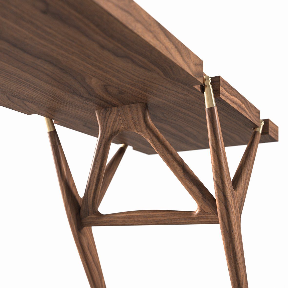 819 PA´1947 Konsolentisch Amerikanischer Nussbaum Cassina