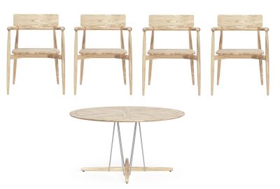 Embrace Outdoor Dining Set 1 Carl Hansen & Søn