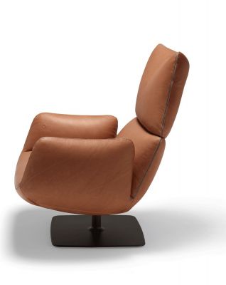 Jalis Lounge Drehsessel mit Kippmechanik / Tellerfuß Elektrisch verstellbar Cor