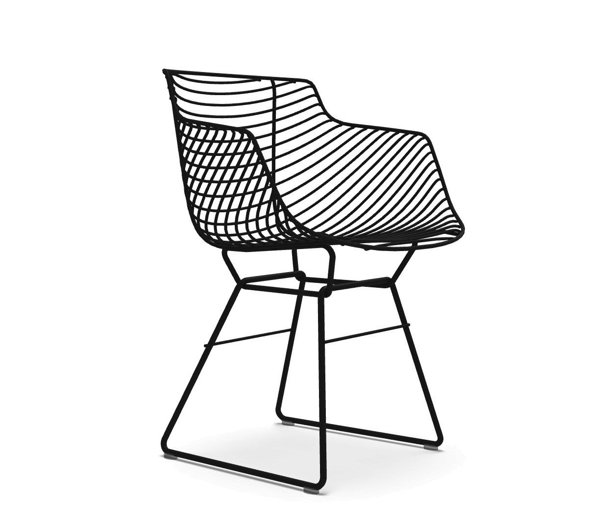 Flow Filo SLIM Indoor/Outdoor Chair Stuhl Kufengestell MDF Italia
