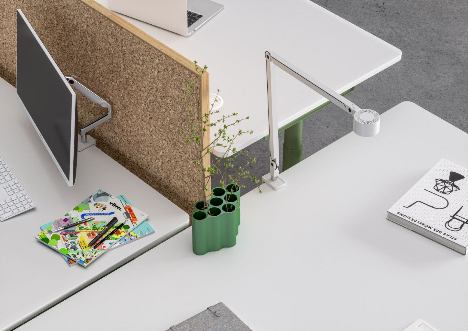 Tyde 2 Sitz - und Stehtisch 160 cm Vitra