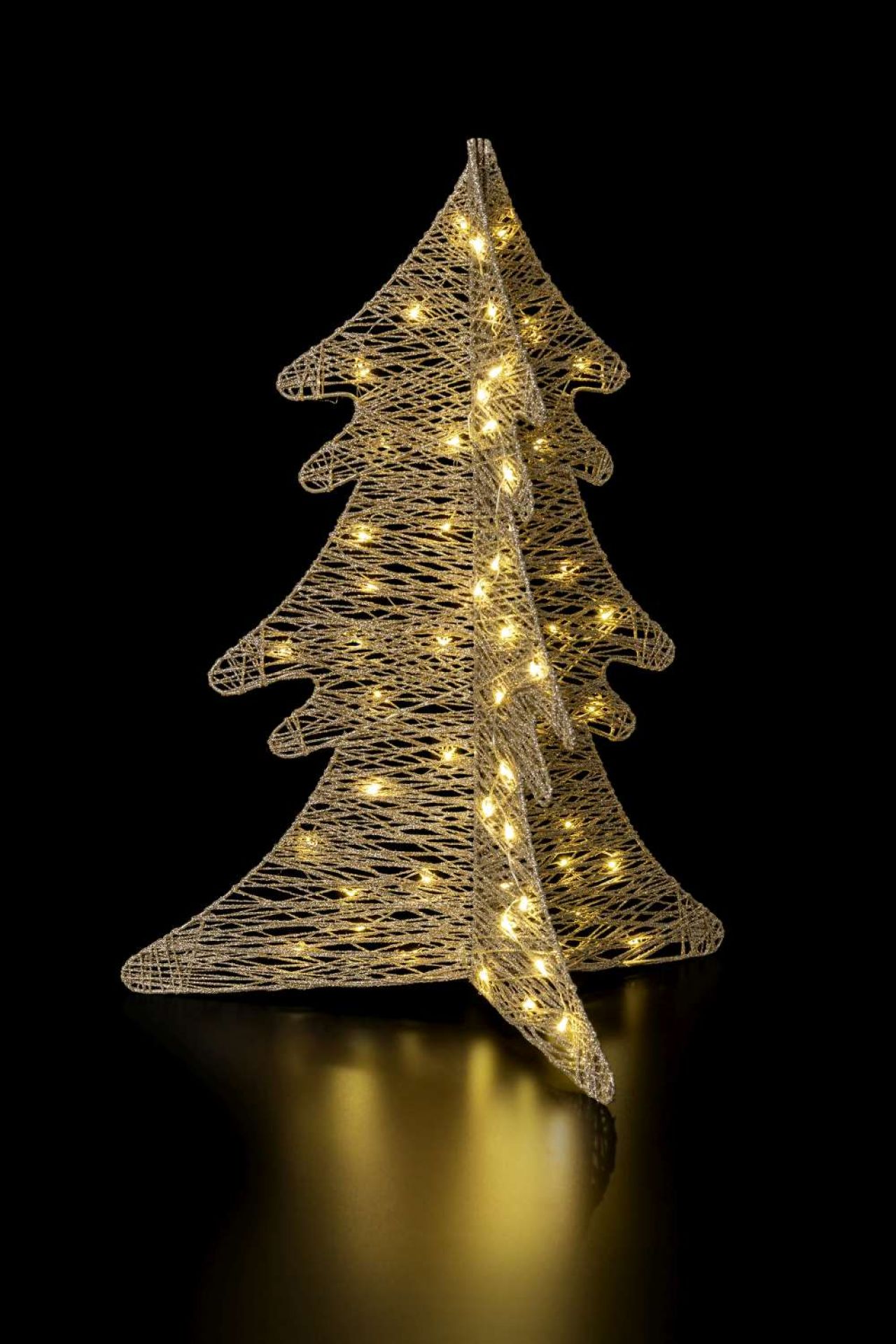 Glitter Tree S LED Glitzer Weihnachtsbaum H 52 cm STT AG 