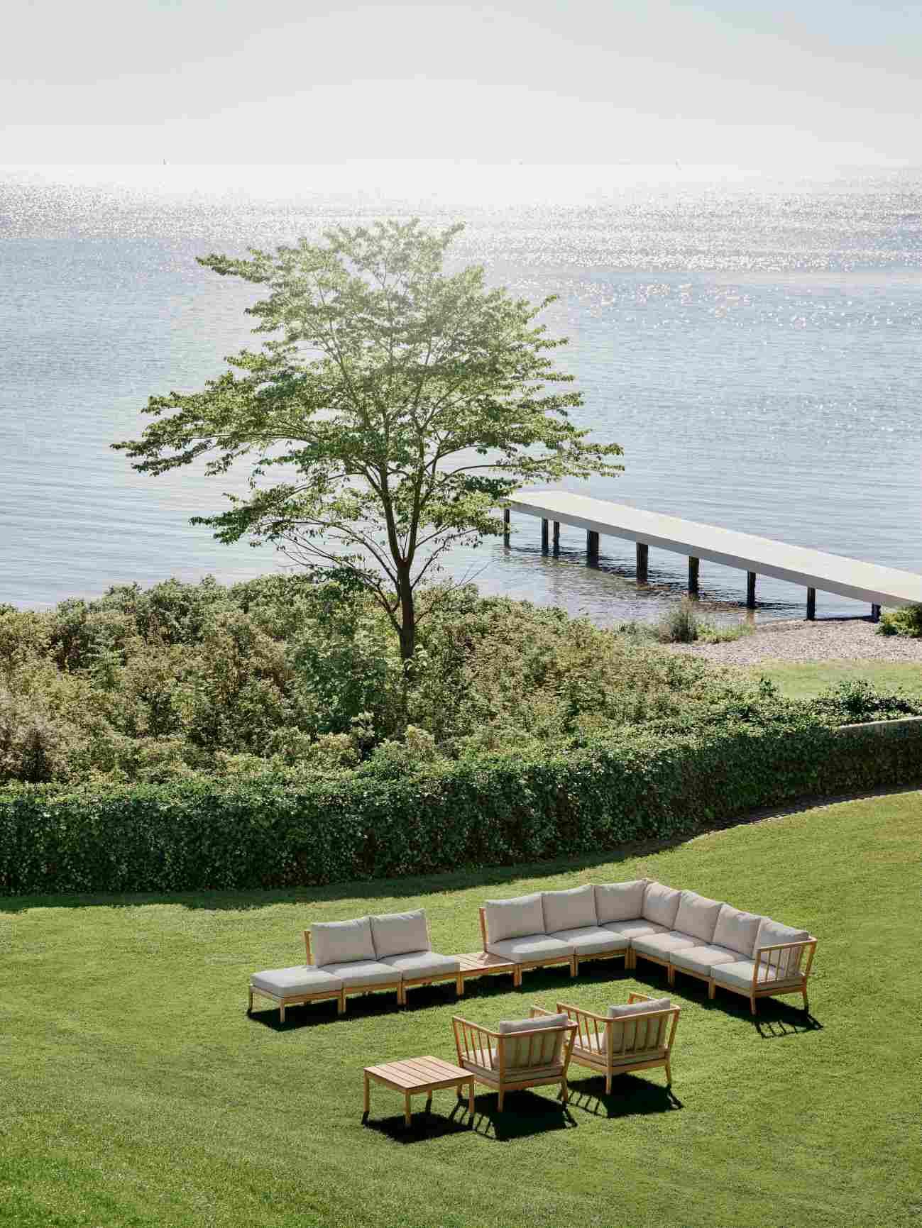 Tradition Lounge Tisch H 40 cm Skagerak by Fritz Hansen 