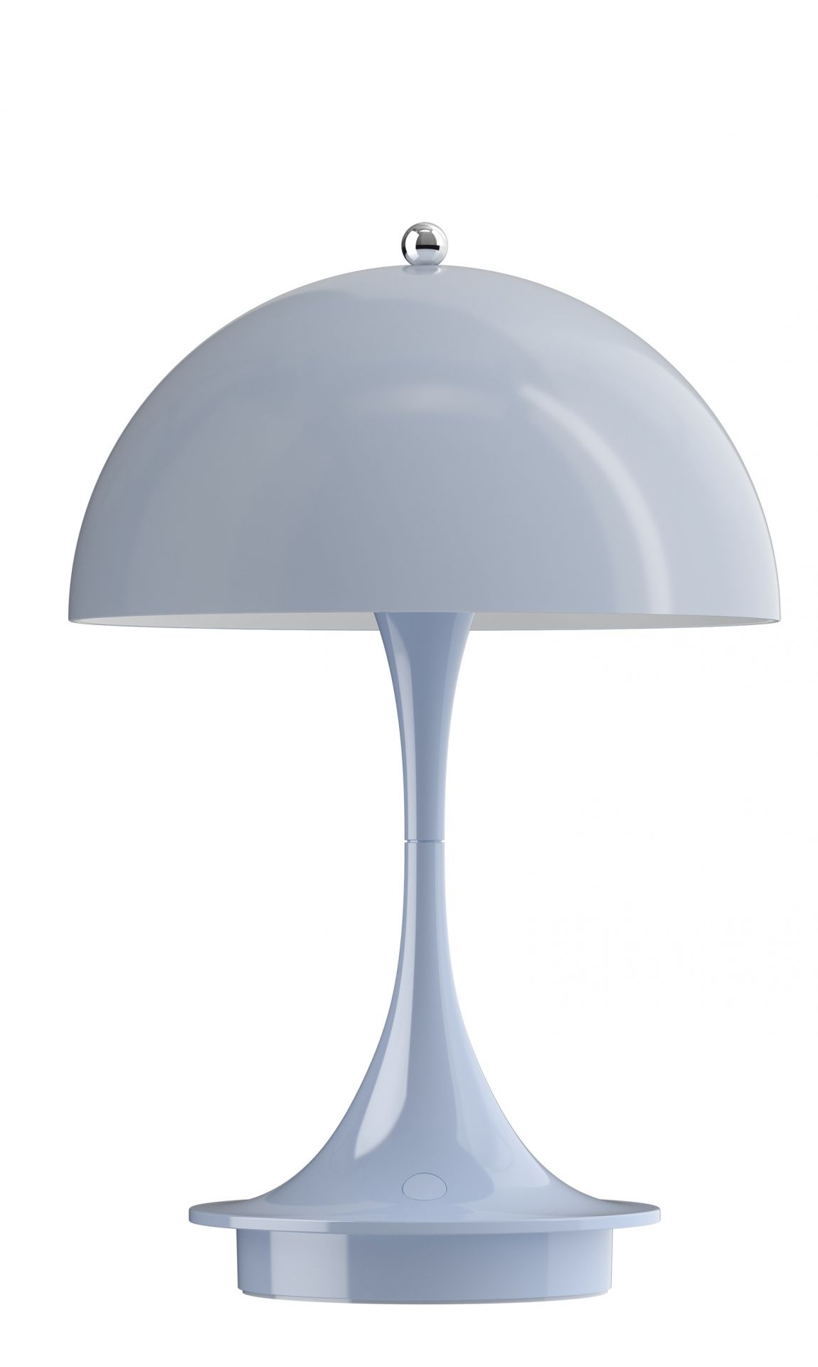 Panthella 160 Portable Akku LED-Tischleuchte Indoor/Outdoor Louis Poulsen Opal Pale blau EINZELSTÜCK
