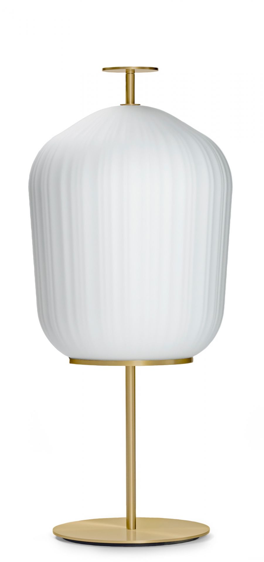 Plissée Floor Lamp Stehleuchte ClassiCon Messing