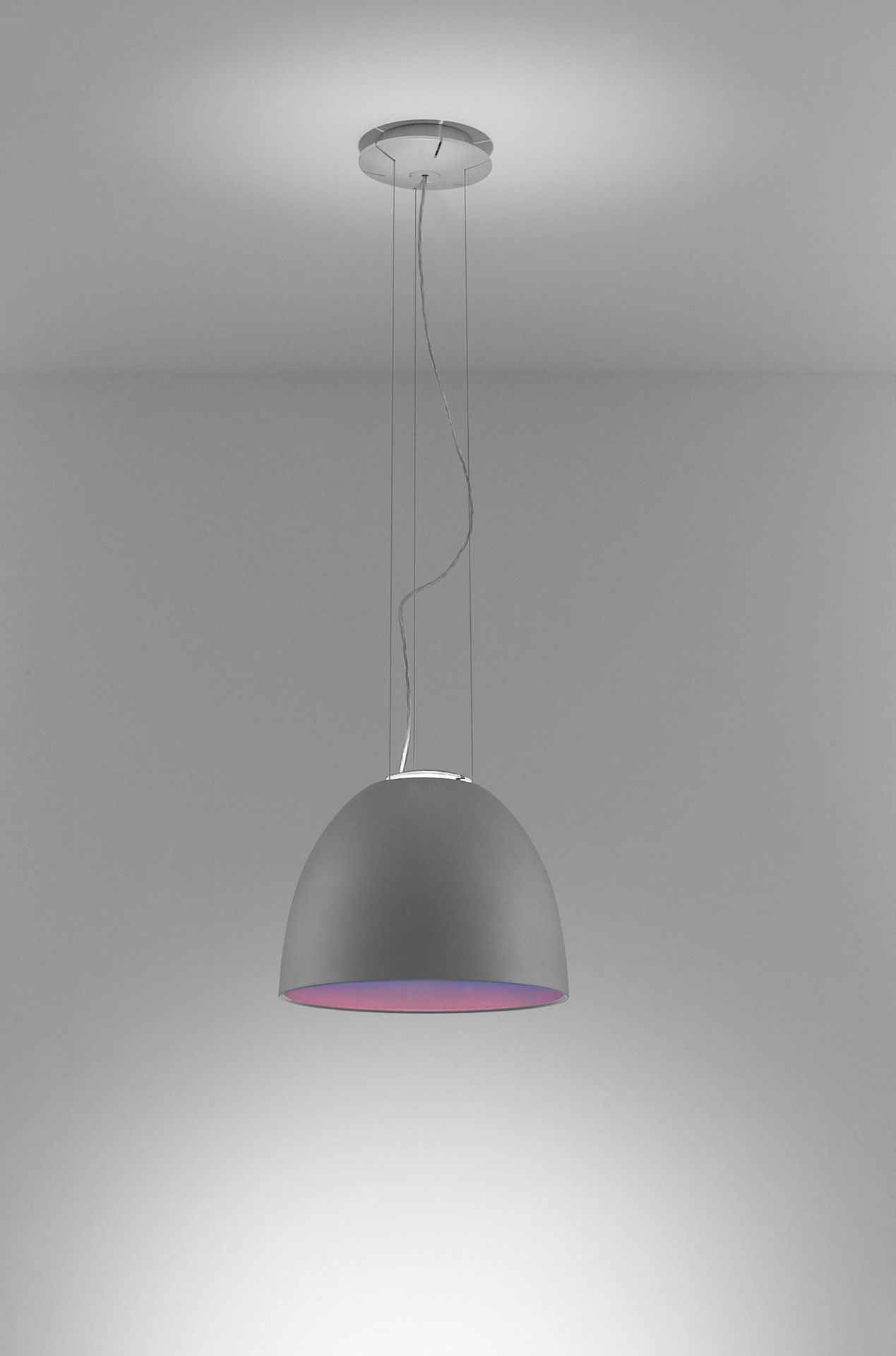 Nur Mini Pendelleuchte Aluminiumgrau Artemide